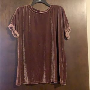 Velvet top